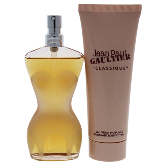 Classique BY Jean Paul Gaultier 2 Pc 1.7oz EDT Spray, 2.5oz Perfumed Body Lotion - Picture 2 of 4
